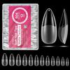AIMEILI 504 Pezzi Unghie Finte 12 Taglie Tip in Gel per Unghie Nail Tips 11 | Soft Gel Tips Unghie Ricostruzione, Tip Unghie Artificiali con Custodia, Fake Nails, Manicure Accessori per Salone di Casa