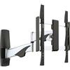 Xantron Supporto a parete per monitor TV da 32-55", completamente articolato, estensibile, orientabile, inclinabile e girevole, ultrapiatto, modello TOPLINE-442-S