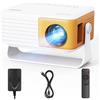 LTPRTZ Mini proiettore portatile - Crea il tuo cinema in casa - Compatibile Full HD - Dimensioni: 13,7 x 10,9 cm - Colore: giallo