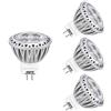 AGOTD GU4 MR11 LED Lampadine 3W 12V, Pari a Lampadine Alogena da 20W 35W, GU4.0 Base(35mm diametro), Lampadine, 38 Ángulo, 250LM, Bianco Caldo 2700K,Set di 4
