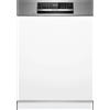 Bosch Serie 6 SMI6ECS12E Lavastoviglie da Incasso con Frontalino 60 cm 14 Coperti Classe A Acciaio Spazzolato