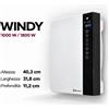 Radialight Termoventilatore da parete Radialight WINDY