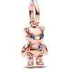 PHCLASY Famiglia a Forma di Cuore Charm Giorno della Mamma San Valentino Compatibile per Europeo Bracciali
