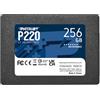 Patriot Memory PATRIOT SSD INTERNO P220 256GB 2,5 SATA 6GB/S R/W 500/490 P220S256G25