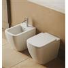 HATRIA Coppia Sanitari Bianca Wc e Bidet