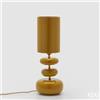 Enzo De Gasperi, EDG EDG ENZO DE GASPERI LAMPADA DA TAVOLO STRATI H.58 D.22 IP20 C5 GIALLO SCURO