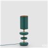 Enzo De Gasperi, EDG EDG ENZO DE GASPERI LAMPADA DA TAVOLO STRATI H.47 D.15 IP20 C5 VERDE ACQUA