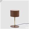Enzo De Gasperi, EDG EDG ENZO DE GASPERI LAMPADA DA TAVOLO GLOSSY OVALE H.38 L.20 L.13 IP20 C6 MARRONE