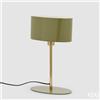 Enzo De Gasperi, EDG EDG ENZO DE GASPERI LAMPADA DA TAVOLO GLOSSY OVALE H.43 L.25 L.16 IP20 C6 OLIVE