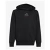 Adidas Felpa con cappuccio adidas Slogan Fleece nero bambino - 176