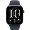 Apple Watch Series 12 GPS 42mm Space Gray Al. Case Sport Band S/M - Navy Blue EU