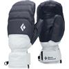 Black Diamond - Moffole classiche da sci - W Mission Mx Mitts Charcoal Belay Blue in Pelle - Taglia XS - Grigio