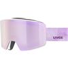 Uvex - Maschera da sci/snowboard - Ignite FM White-Mirror Light Rose (S3) - Nero