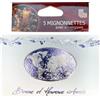 Afie M5-485A - Set di 5 biglietti auguri felice anno nuovo pianeta terra argento e blu, 13,5 x 8,5 cm + 5 buste bianche 14 x 9 cm, 5 simpatici su carta premium cartonata con grana di alta qualità