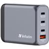 Verbatim Caricatore Da Parete GnC-100 Gan Charger 4 Port 100w Usb A/c (eu/uk/us)