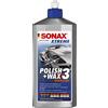 SONAX XTREME Polish+Wax 3 (500 ml) potente lucidante per vernici opacizzate | Polish per auto con ossido di alluminio, rimuove ossidazione leggera e graffi d'uso, ravviva il colore e contiene cera.