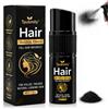 Tpubmity Spray fibre per capelli, Polvere attaccatura dei capelli, per il Diradamento dei Capellis, addensa istantaneamente i capelli diradati（Nero）