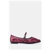Luigi Ballerine Eleganti con Perle Decorative - Bordeaux