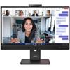 Lenovo ThinkVision T24-4v Monitor 23.8 IPS 120Hz Full HD 6ms Multimediale Pivot USB-C HDMI/DisplayPort/VGA