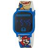 Accutime Orologio da polso digitale al quarzo per bambini, con display LCD e Super Mario Kart, Luigi Bowser, regalo economico e fantastico regalo per feste per bambini, ragazzi, ragazze, adulti di