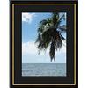 RK Cadres Photo Frame con Passepartout Nero per un'immagine 35x45 o 45 x 35 cm Cornice portafoto Creux Noir avec Filet Dore, 2.7 Centimetri di Larghezza, Foto Struttura in Legno