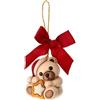Holyart Angeli di Natale e oggettistica: Addobbo natalizio THUN Teddy con stella piccolo