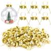 IHLOOTD Tappi per Ornamenti Natalizi, Tappo di Ricambio per Pallina di Natale, 20mm | Cappucci per Palline di Natale in Metallo, Cappucci Rotondi per Ornamenti Natalizi, per Palline di Natale e Porcellana