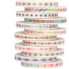 YUBBAEX Washi Tape - Nastro adesivo per scrapbooking, larghezza 5 mm, per fai da te, fai da te, artigianato, confezioni regalo, scrapbooking (sfumatura sottile 12)
