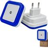 Lathurna Set di 2 luci notturne con sensore crepuscolare automatico, luce notturna a LED a risparmio energetico con luce calda, ideale per camera dei bambini, camera da letto, corridoio, bagno e scale