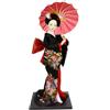 Holibanna Bambola giapponese geisha kimono stile tradizionale giapponese bambola da collezione statua asiatica per casa sushi ristorante decorazioni per feste giapponesi