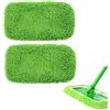YEDOUALE panni microfibra mop pavimenti 2 pezzi cuffietta lavapavimenti riutilizzabili 25.5x11.5 cm panni catturapolvere lavabili per pulizia casa parquet piastrelle