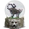 Deluxebase Water Globe - Lemure dalla Coda ad Anelli di Deluxebase. Palla di Neve con Statuetta di Lemure in Resina e con Base Modellata. Ottima per l'arredamento della casa, come ornamento e come regalo.