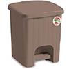 Stefanplast PATTUMIERA PEDALINA 4,5LT QUADRA TORTORA