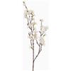 artplants.de Ramo Artificiale di ciliegio in Fiore Arielle, Bianco, 75cm | con Fiori - Ciliegio Finto - Pianta Finta