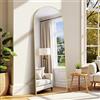 WOLIBEER Specchio a Figura Intera 179 x 70 cm, Grande Specchio da Terra con Cornice in Alluminio Dorato, per Camera da Letto Cameretta Soggiorno Spogliatoio
