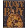 Generico Quadro su Tela Pop 'TONY MUSICA BOY #5'' - Stampa XL Minimalista Bianco/Nero con Accenti Azzurri - Arredo Murale Luxury Statement per Appartamento Moderno IDEA REGALO Adulto