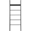 HOOBRO Portasciugamani, Portasalviette Bagno, Porta Asciugamani con 5 Staccabile Ganci, 60 x 2 x 177 cm, per Asciugamani, Vestiti o giornali, Stabile, Nero EBB60CJ01