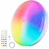 Electight Lampada Doccia, Ricaricabile, Lampada Atmosfera Magnetica Senza Fili | Impermeabile IP65, Touch e Telecomando, 21,6 cm (8,5), 16 colori, RGB e 3 CCT variabile, multicolore