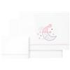 various Luna Lenzuola per lettino 60x120 cm, 3 pezzi, Rosa/Bianco | 100% cotone per il lettino dei bambini, da usare ogni giorno a casa. Tre pezzi coordinati.