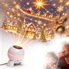RGGFFILO Proiettore LED Natale Cielo Stellato con Alimentazione USB Luce Notturna, Decorazioni Natalizie, Proiezione su Parete, Per Camera da Letto, Lampada per Feste，1Pcs