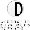Design Letters Piatti Natalizi Bianco (A-Z) | Piatti Moderni in Porcellana | Piatti Decorativi Progettato nel Denmark | Piatti Perfetto per Decorazioni Natalizie, Regali Natale Donna, Regalo Uomo