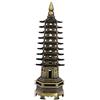 Hztyyier Torre in metallo, Pagoda cinese stile WenChang miniatura decorativa for Home Office Desktop