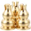 balacoo 3 Pezzi Piccolo Porta Incenso, Design Decorativo Portatile | Forma a Zucca, per Bastoncini D'incenso e Cenere, Uso in Hotel o Altare, Adatto ad Aromaterapia e Tè