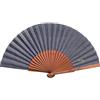 Tusitala Barcelona Ventaglio spagnolo Gales - Legno e cotone - 23 cm - Custodia in yute natural - Accessorio moda - Fatto a mano in Spagna - Eventi e regali - La nostra collezione classica - Tusitala Barcelona