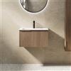 KAMALU Mobile bagno sospeso 60 cm cannettato rovere bruno | KAM-AR60-OAK1