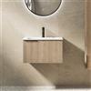 KAMALU Mobile bagno sospeso 60 cm cannettato rovere chiaro | KAM-AR60-OAK2