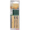 Bosch Accessories Bosch 2609256761 HCS - U 1 AO - Lama per seghetto alternativo a taglio curvo netto per legno tenero, spessore 1,5-15 mm