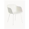 Muuto Sedia con braccioli Fiber - Bianco