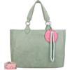 Fritzi aus Preussen Fritzi Izzy Vintage Shopper donna borsa a mano borsa a spalla città vegana con pochette e cordoncino rimovibili 29 x 42 x 15 cm - Rosa, Nero, Oliva, Grigio, Beige, Blu, Curry, Rosso, Antracite
