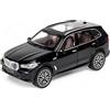 Lempefe Modellino di auto giocattolo 1:24 X5, in lega di zinco, con suono e luce, per bambini, ragazzi e ragazze, regalo (nero)